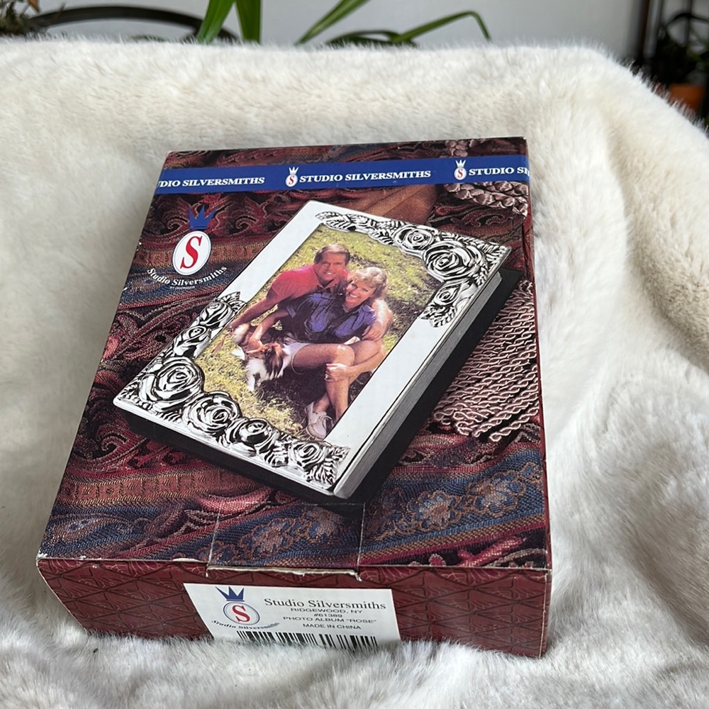 Silver photo album. Never used or even wrapped until photos were taken